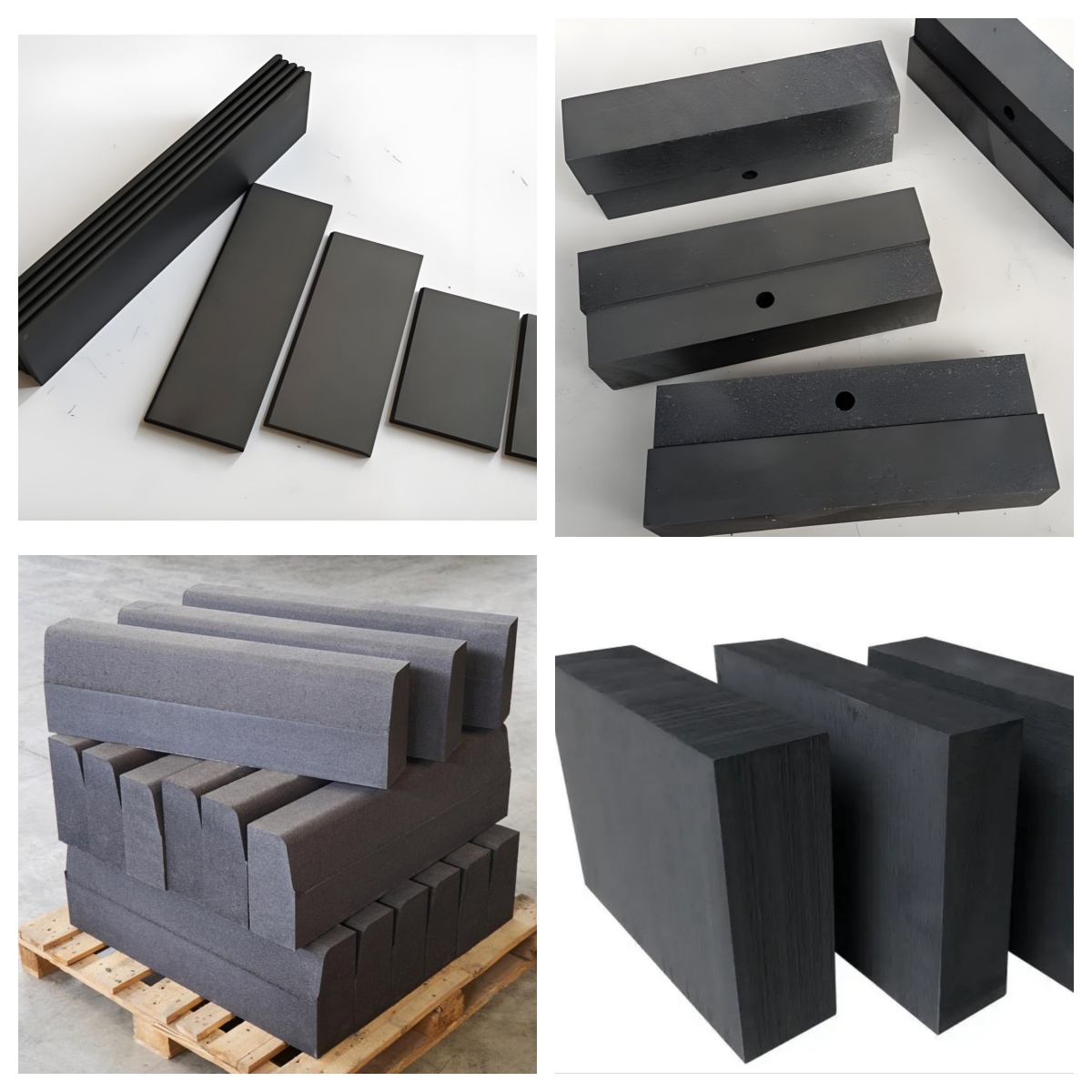 Medium Coarse Graphite Blocks for Metallurgy, Foundry