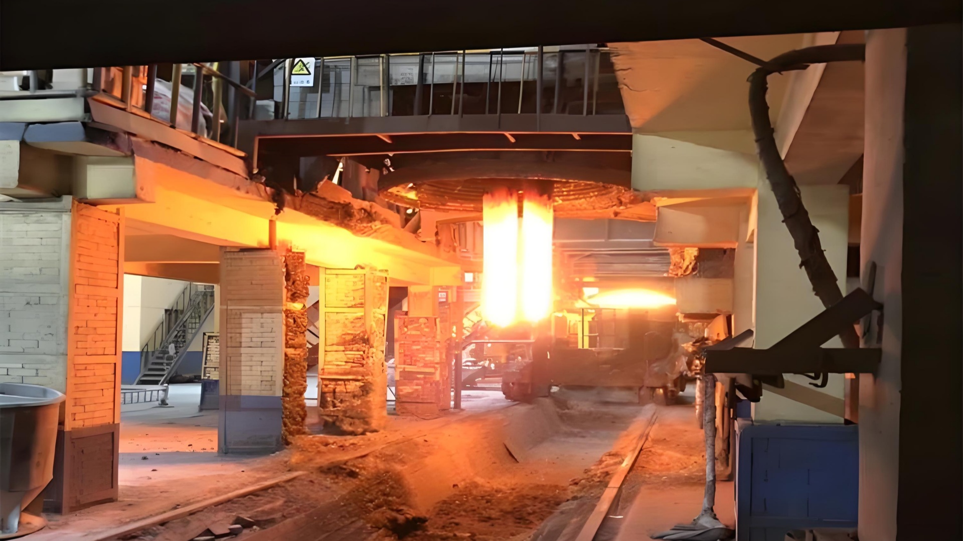 Quality assurance team testing blast furnace carbon bricks for durability.